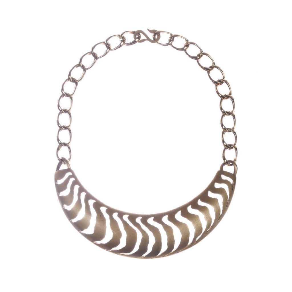 Pierre Cardin Cut Out Bib Necklace
